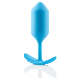B-Vibe Snug Plug 2 Silicone Weighted Anal Plug - Purple