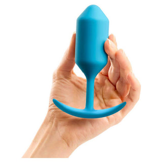 B-Vibe Snug Plug 1 Silicone Weighted Butt Plug - Fucshia