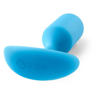 B-Vibe Snug Plug 3 Silicone Weighted Anal Plug - Teal