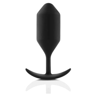B-Vibe Snug Plug 2 Silicone Weighted Anal Plug - Purple