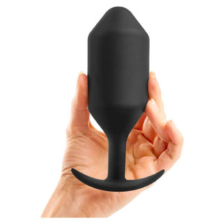 B-Vibe Snug Plug 1 Silicone Weighted Butt Plug - Fucshia