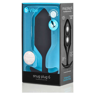 B-Vibe Snug Plug 1 Silicone Weighted Butt Plug - Fucshia