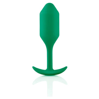 B-Vibe Snug Plug 3 Silicone Weighted Anal Plug - Teal
