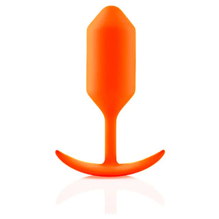B-Vibe Snug Plug 2 Silicone Weighted Anal Plug - Purple
