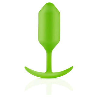 B-Vibe Snug Plug 1 Silicone Weighted Butt Plug - Fucshia