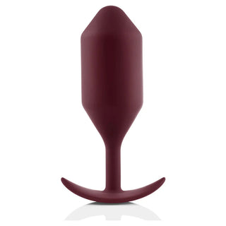 B-Vibe Snug Plug 1 Silicone Weighted Butt Plug - Fucshia