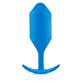 B-Vibe Snug Plug 3 Silicone Weighted Anal Plug - Teal