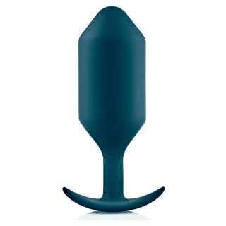 B-Vibe Snug Plug 2 Silicone Weighted Anal Plug - Purple