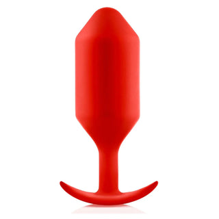 B-Vibe Snug Plug 2 Silicone Weighted Anal Plug - Purple
