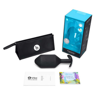 B-Vibe Snug Plug 3 Silicone Weighted Anal Plug - Teal