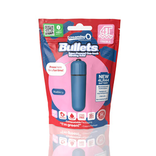 Screaming O 4T Bullet Vibrator - Blueberry
