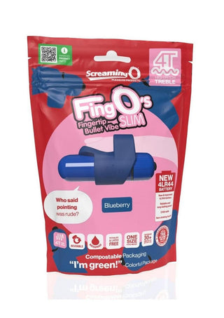 Screaming O 4T FingO Slim Finger Vibrator - Grape