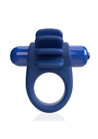 Screaming O - 4T Skooch Vibrating Cock Ring with Clitoral Stimulator - Strawberry