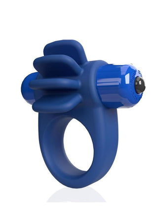 Screaming O - 4T Skooch Vibrating Cock Ring with Clitoral Stimulator - Strawberry
