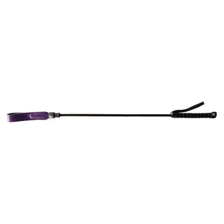 Rouge Fifty Times Hotter Short Riding Crop Slim Tip 20in - Black