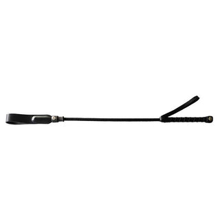 Rouge Fifty Times Hotter Short Riding Crop Slim Tip 20in - Black