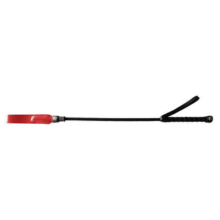 Rouge Fifty Times Hotter Short Riding Crop Slim Tip 20in - Black