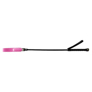 Rouge Fifty Times Hotter Short Riding Crop Slim Tip 20in - Black