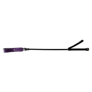 Rouge Fifty Times Hotter Short Riding Crop Slim Tip 20in - Black