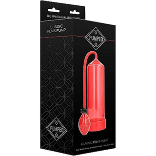 Pumped By Shots Classic Penis Pump - Red