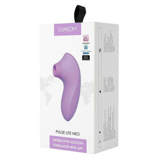 Svakom Pulse Lite Neo Interactive Suction Stimulator - Seafoam Blue