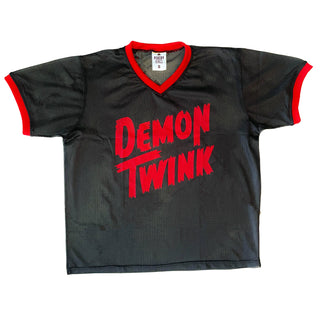 Peachy Kings / Kweer Cards - "DEMON TWINK" Mesh Football Jersey