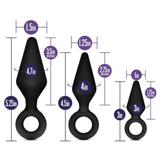 Luxe Night Rimmer Kit Anal Plug With Handle