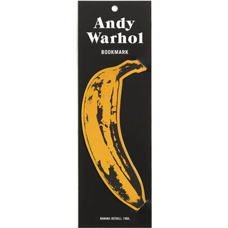 Warhol Banana Shaped Bookmark