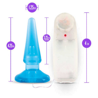 B Yours Basic Pleaser Remote-Control 4.25" Vibrating Anal Plug