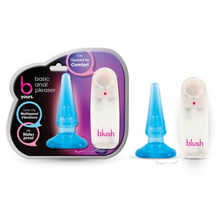 B Yours Basic Pleaser Remote-Control 4.25" Vibrating Anal Plug