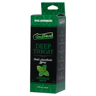 GoodHead Deep Throat Oral Anesthetic Spray Sweet Strawberry 2oz