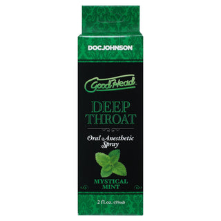 GoodHead Deep Throat Oral Anesthetic Spray Sexy Cinnamon 2oz