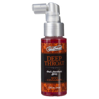 GoodHead Deep Throat Oral Anesthetic Spray Sexy Cinnamon 2oz