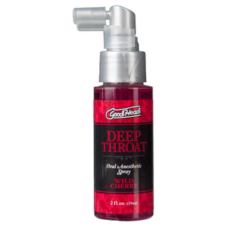 GoodHead Deep Throat Oral Anesthetic Spray Wild Cherry 2oz