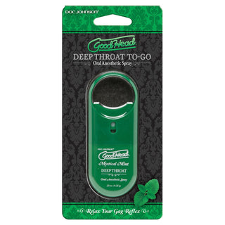 GoodHead Deep Throat To-Go Oral Anesthetic Spray Mint .33oz