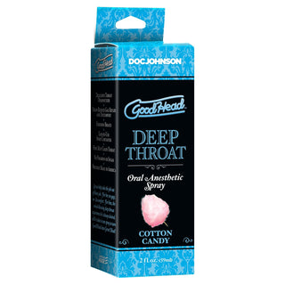 GoodHead Deep Throat Oral Anesthetic Spray Cotton Candy 2oz
