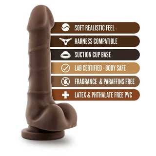 Dr. Skin Silver Collection Basic 7 Dildo 7in - Vanilla
