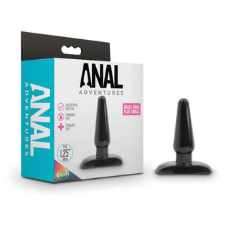 Anal Adventures Basic Anal Plug - Large - Black