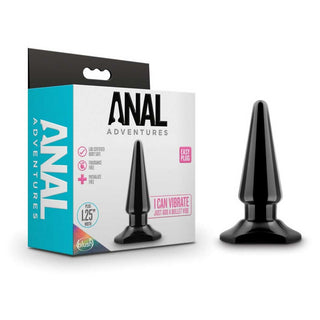 Anal Adventures Easy Black 4" Anal Plug