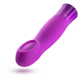 Oh My Gem Charm Rechargeable Silicone Vibrator - Amethyst Purple