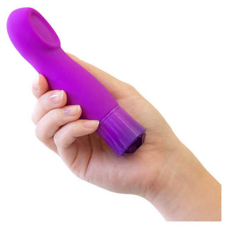 Oh My Gem - Classy Rechargeable Silicone Vibrator - Garnet Red