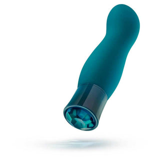 Oh My Gem - Classy Rechargeable Silicone Vibrator - Garnet Red