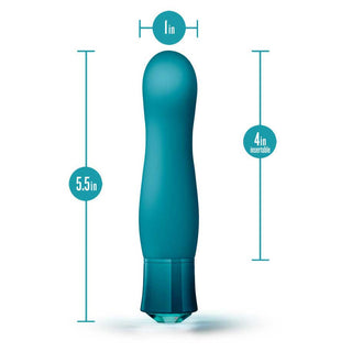 Oh My Gem Charm Rechargeable Silicone Vibrator - Amethyst Purple