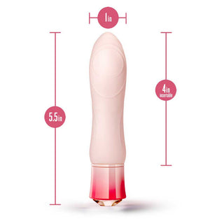 Oh My Gem Charm Rechargeable Silicone Vibrator - Amethyst Purple