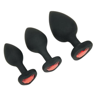 Whipsmart Heartbreaker 3 Piece Jeweled Anal Set