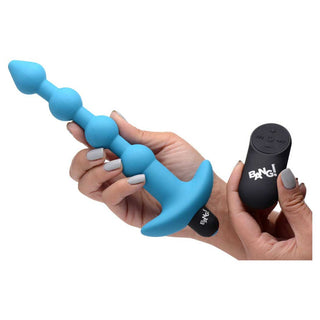 Bang! 28X Remote Control Vibrating Silicone Anal Beads