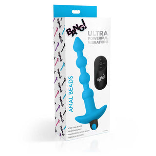 Bang! 28X Remote Control Vibrating Silicone Anal Beads