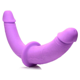 Strap U Double Charmer Silicone Double Dildo with Harness