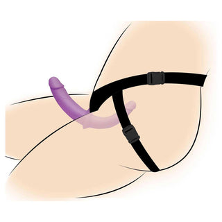 Strap U Double Charmer Silicone Double Dildo with Harness