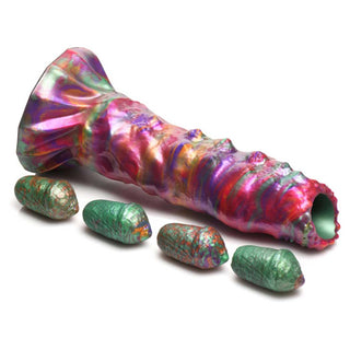 Creature Cocks Larva Silicone Ovipositor Dildo with Eggs